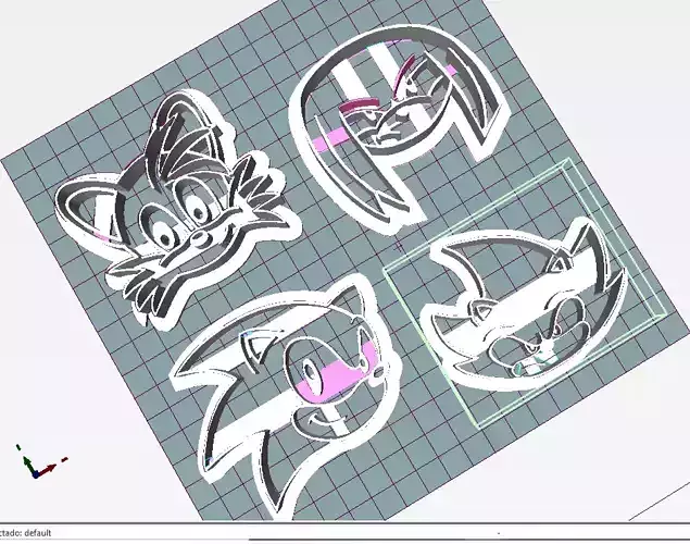 sonic x 4 cut cokies