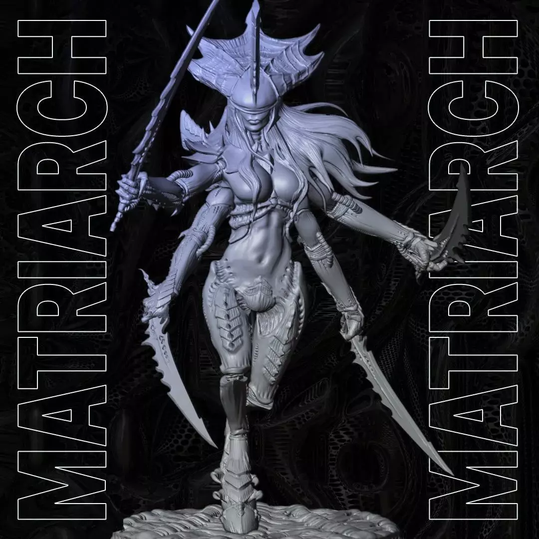 Swarm Leader from distant space 3D print model_0