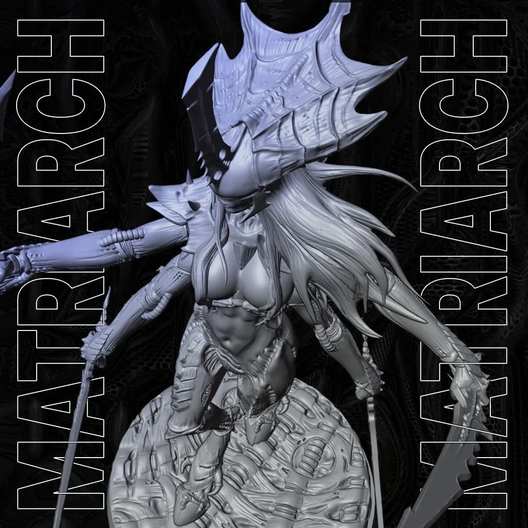 Swarm Leader from distant space 3D print model_3