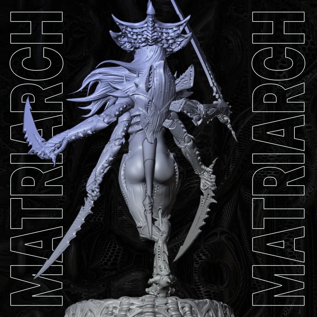 Swarm Leader from distant space 3D print model_2