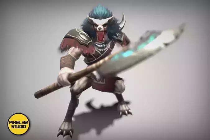 Dungeon Fantasy Monster - Wolf Sorcerer