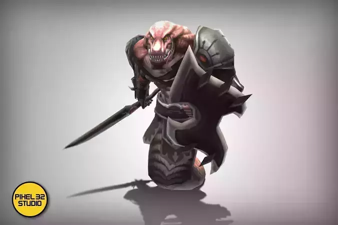 Dungeon Fantasy Monster - Serpent Warrior 2