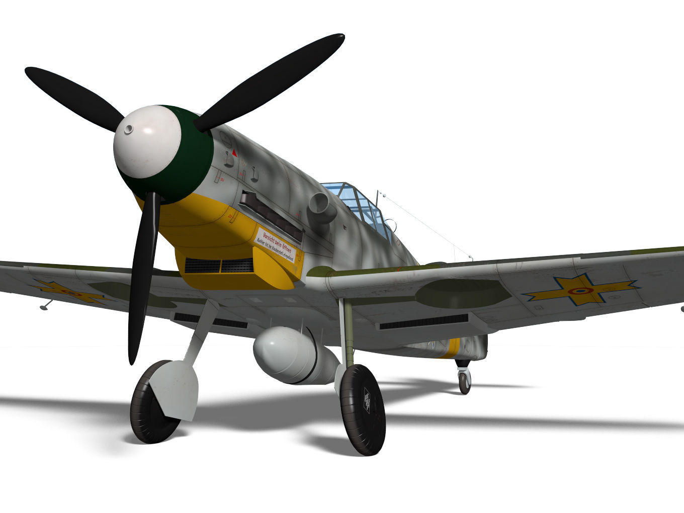Messerschmitt Bf 109 G2 3D model_6