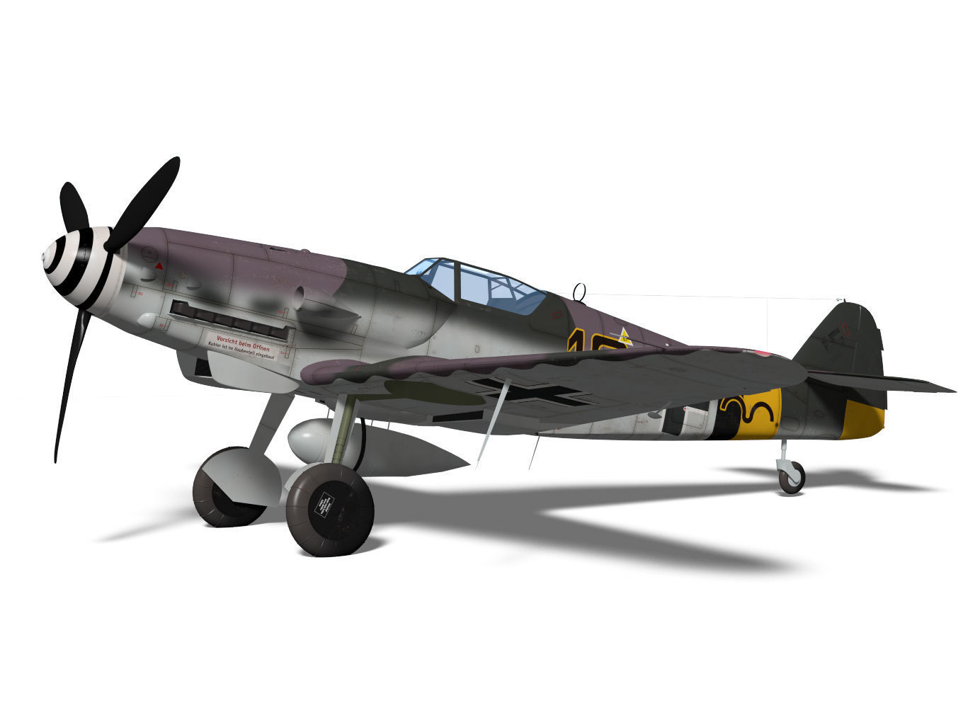 Messerschmitt Bf 109 G10 3D model_4