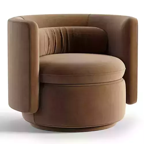 ALESSANDRA SWIVEL CHAIR Low-poly 3D model