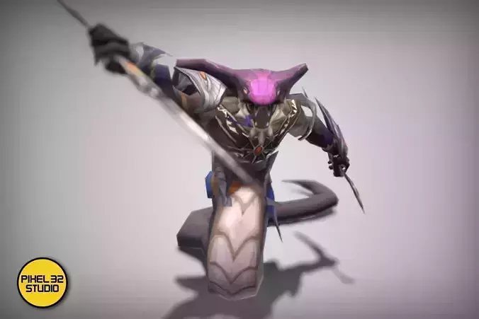 Dungeon Fantasy Monster - Double Sword Serpent