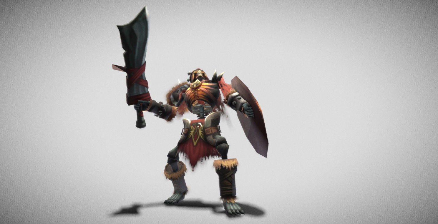 Dungeon Fantasy Monster - Skeleton Warrior Low-poly 3D model_25