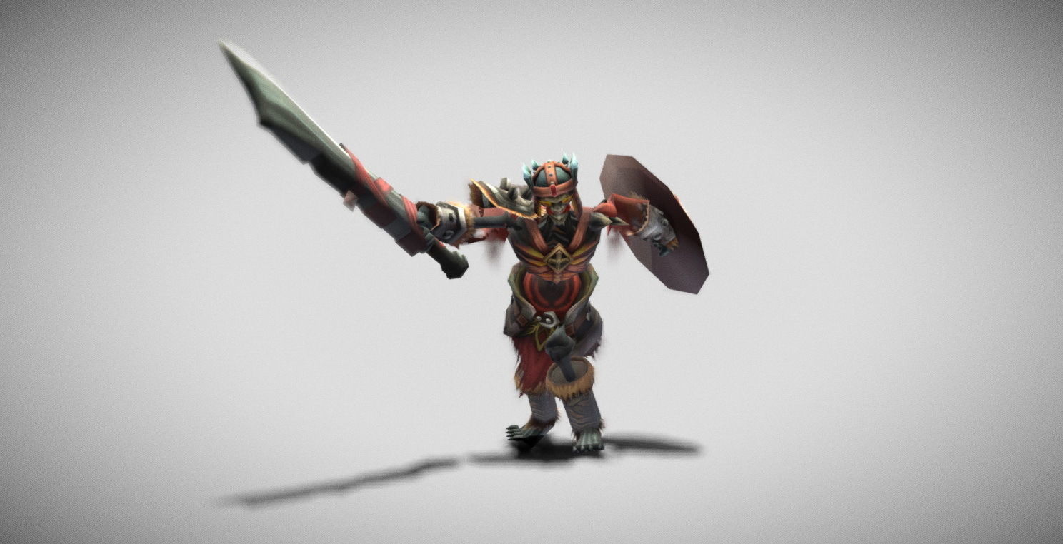 Dungeon Fantasy Monster - Skeleton Warrior Low-poly 3D model_20