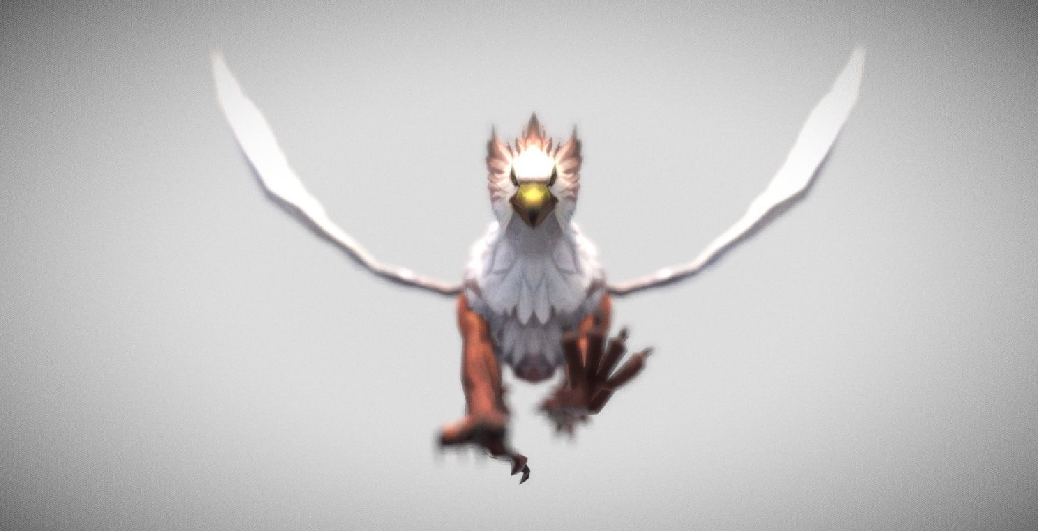 Dungeon Fantasy Monster - Gryphon Low-poly 3D model_20
