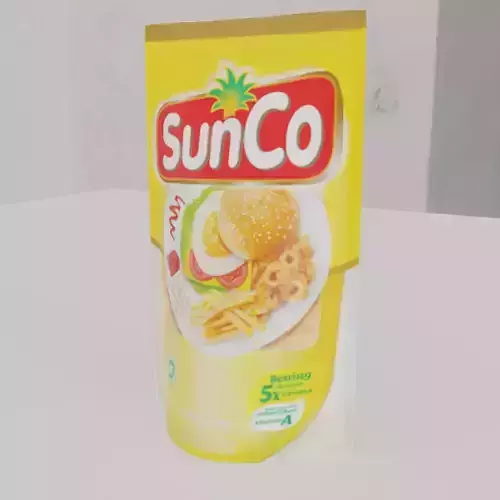 Minyak Goreng Sunco Food Oil Pouch 3D model 3D model 3D model