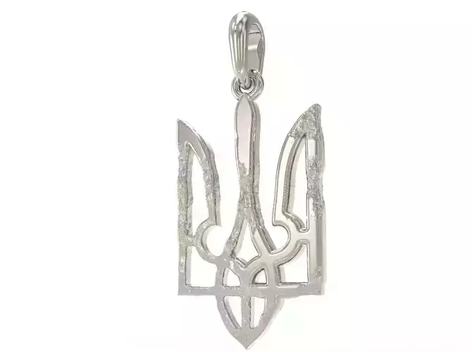 Ukraine coat of arms 5 pendant