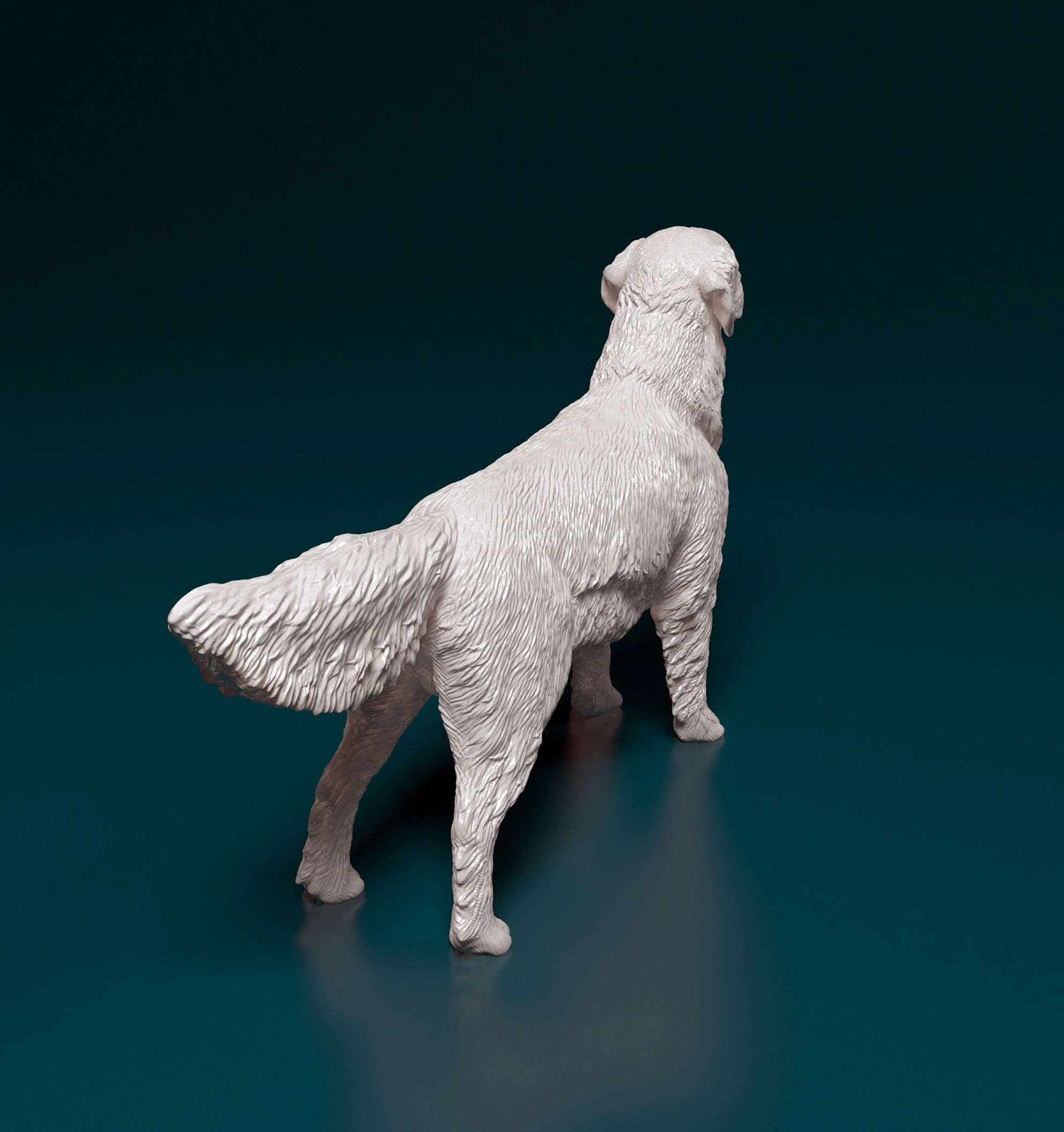Golden Retriever 3D print model_5