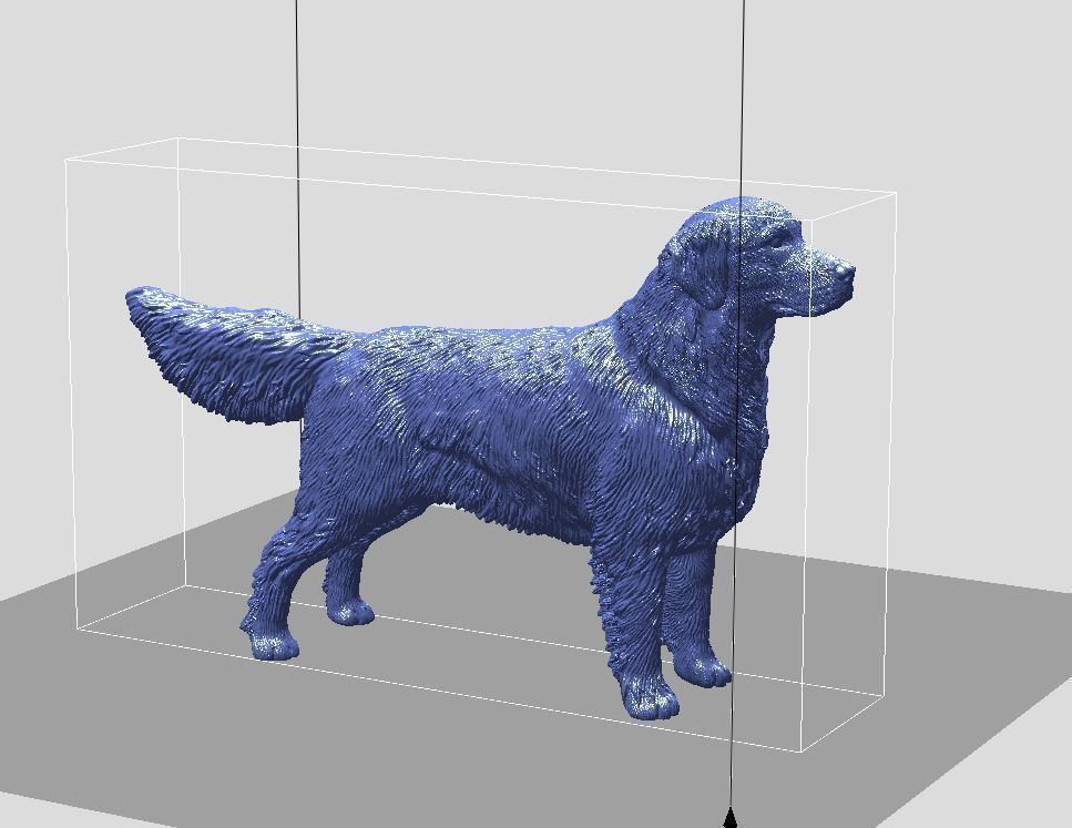 Golden Retriever 3D print model_6