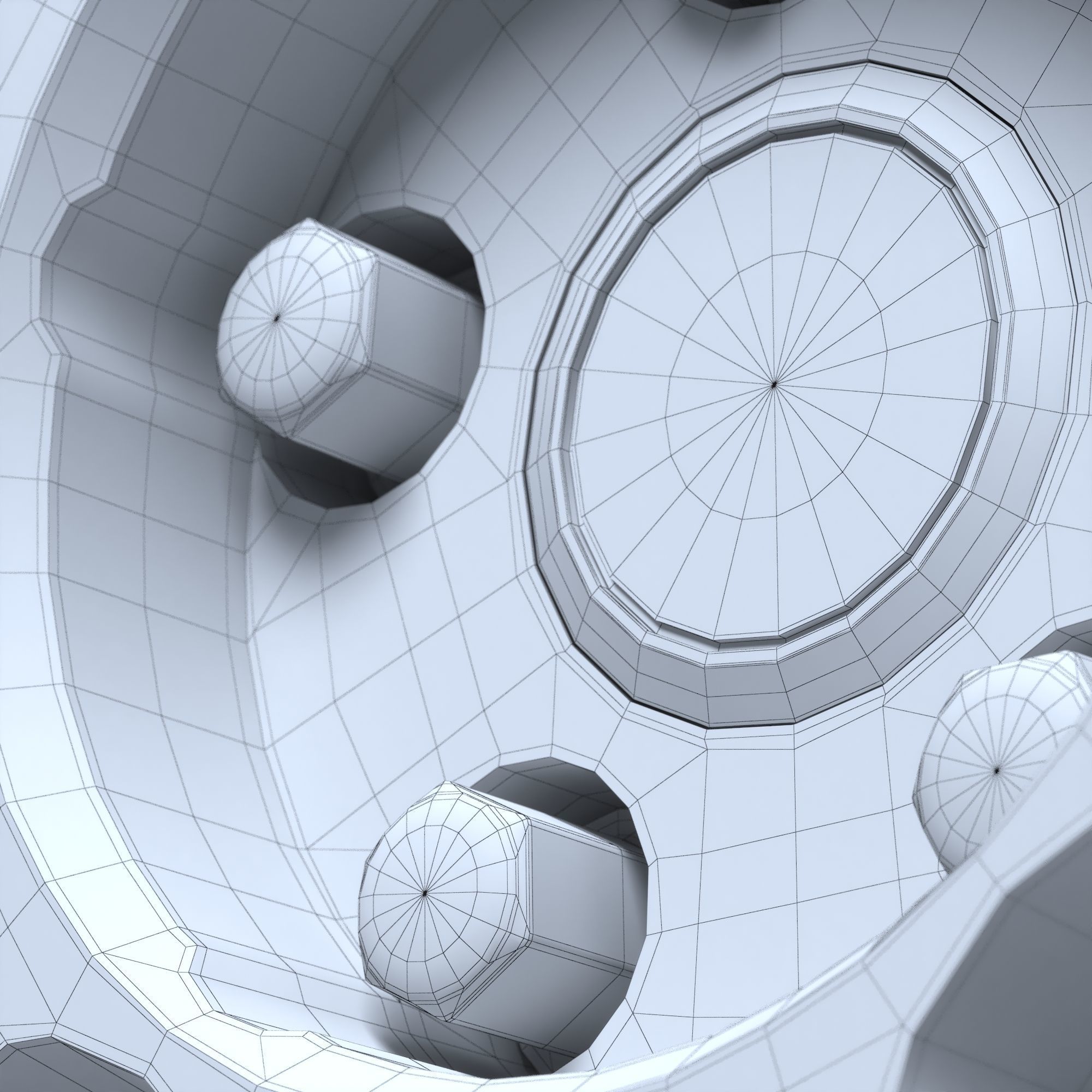 RAYS VOLK RACING 21A Low-poly 3D model_27