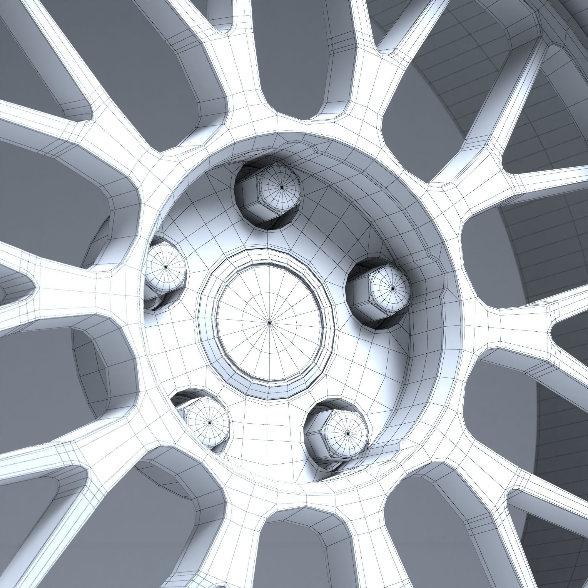 RAYS VOLK RACING 21A Low-poly 3D model_24