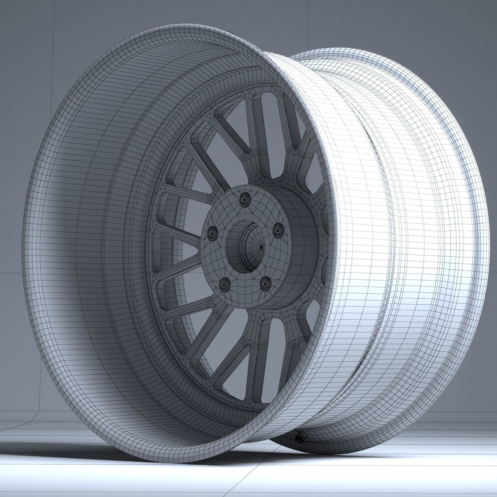 RAYS VOLK RACING 21A Low-poly 3D model_22