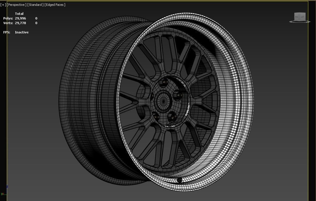 RAYS VOLK RACING 21A Low-poly 3D model_31