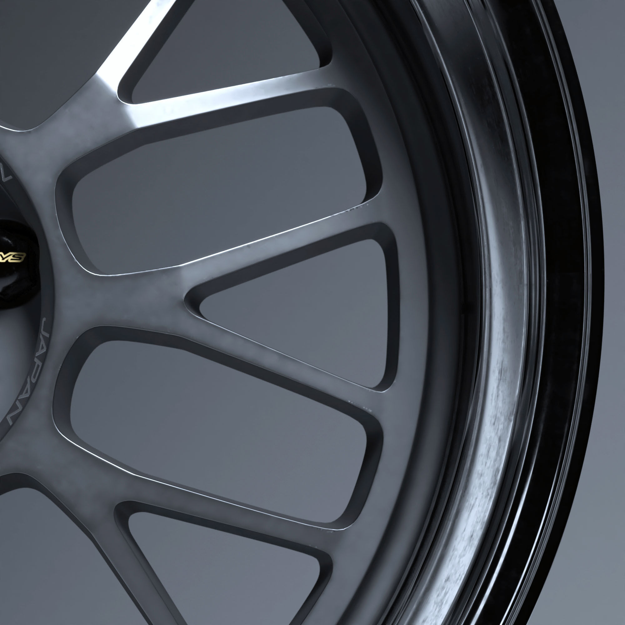 RAYS VOLK RACING 21A Low-poly 3D model_12