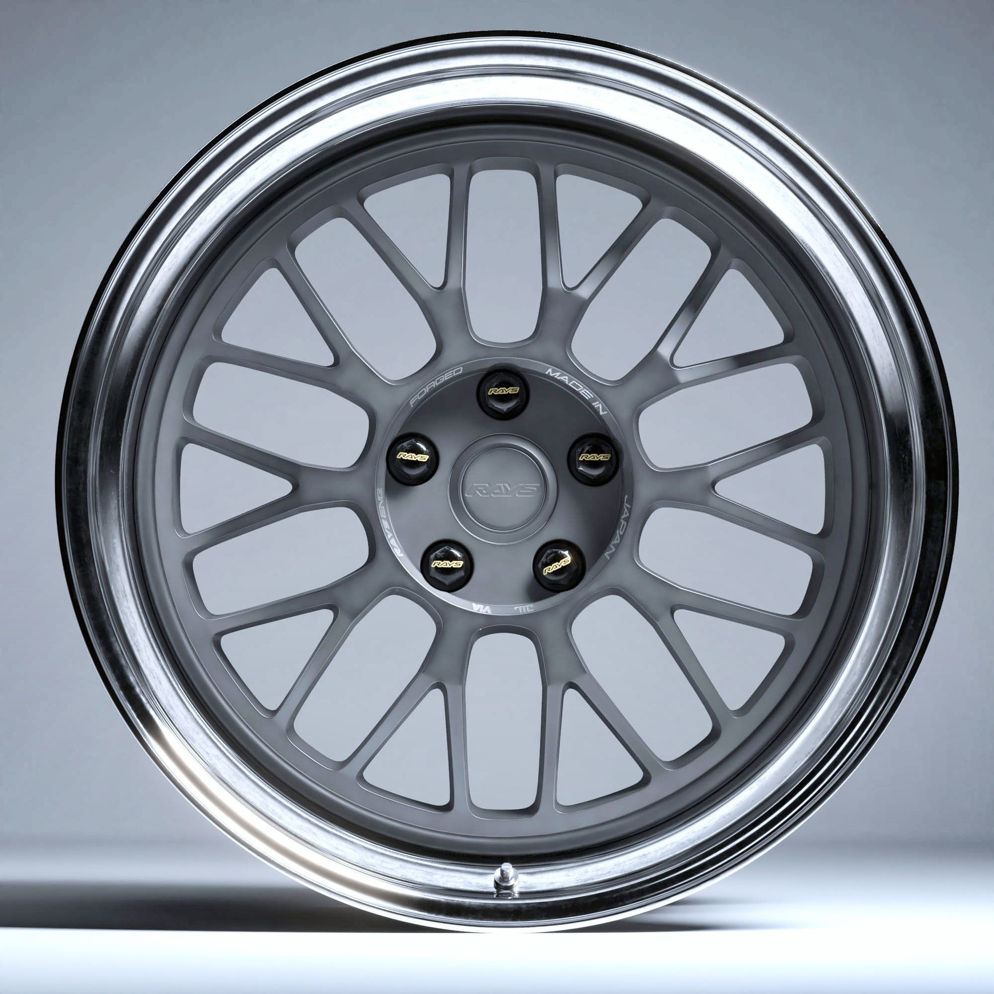 RAYS VOLK RACING 21A Low-poly 3D model_4