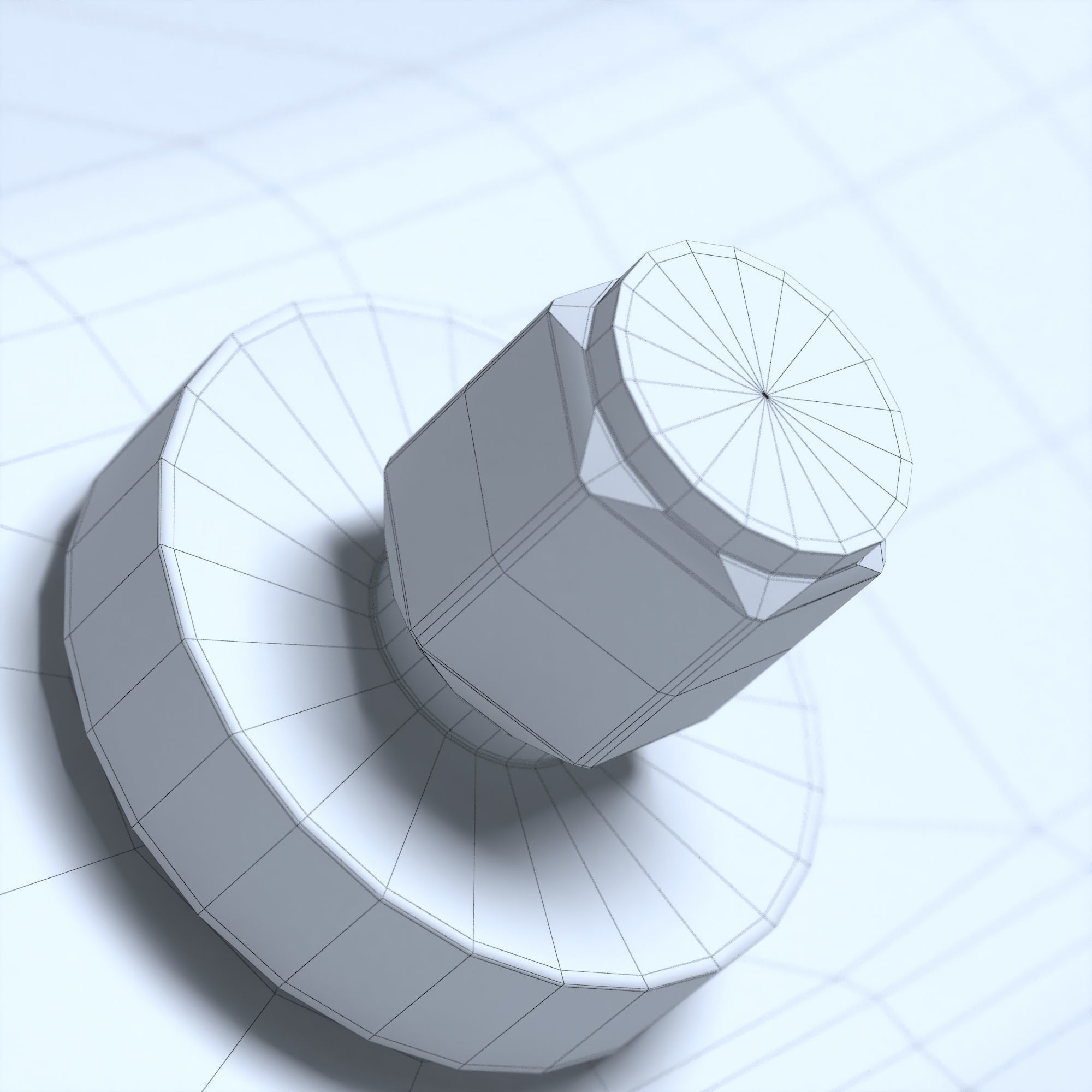 RAYS VOLK RACING 21A Low-poly 3D model_26