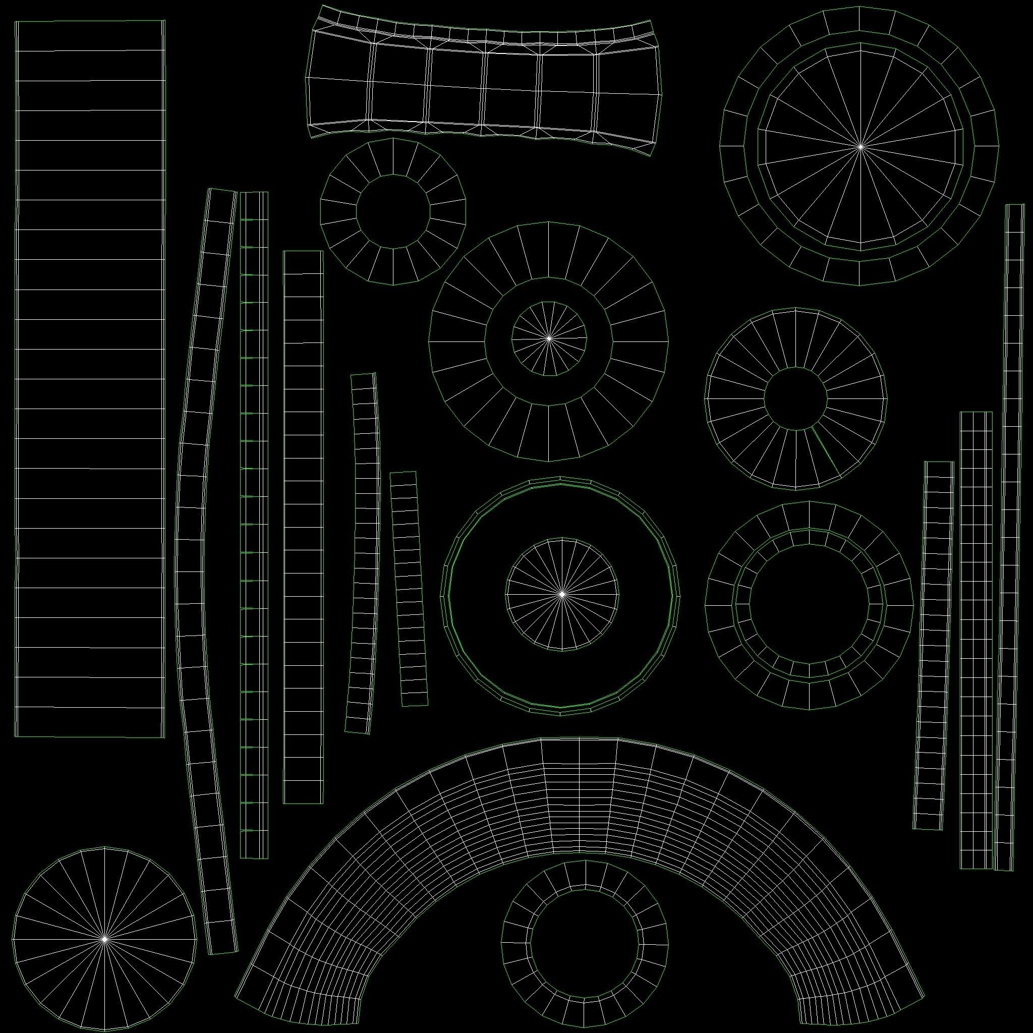RAYS VOLK RACING 21A Low-poly 3D model_35
