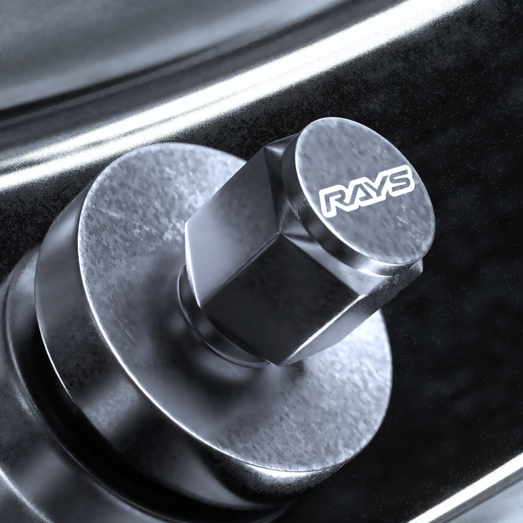 RAYS VOLK RACING 21A Low-poly 3D model_13