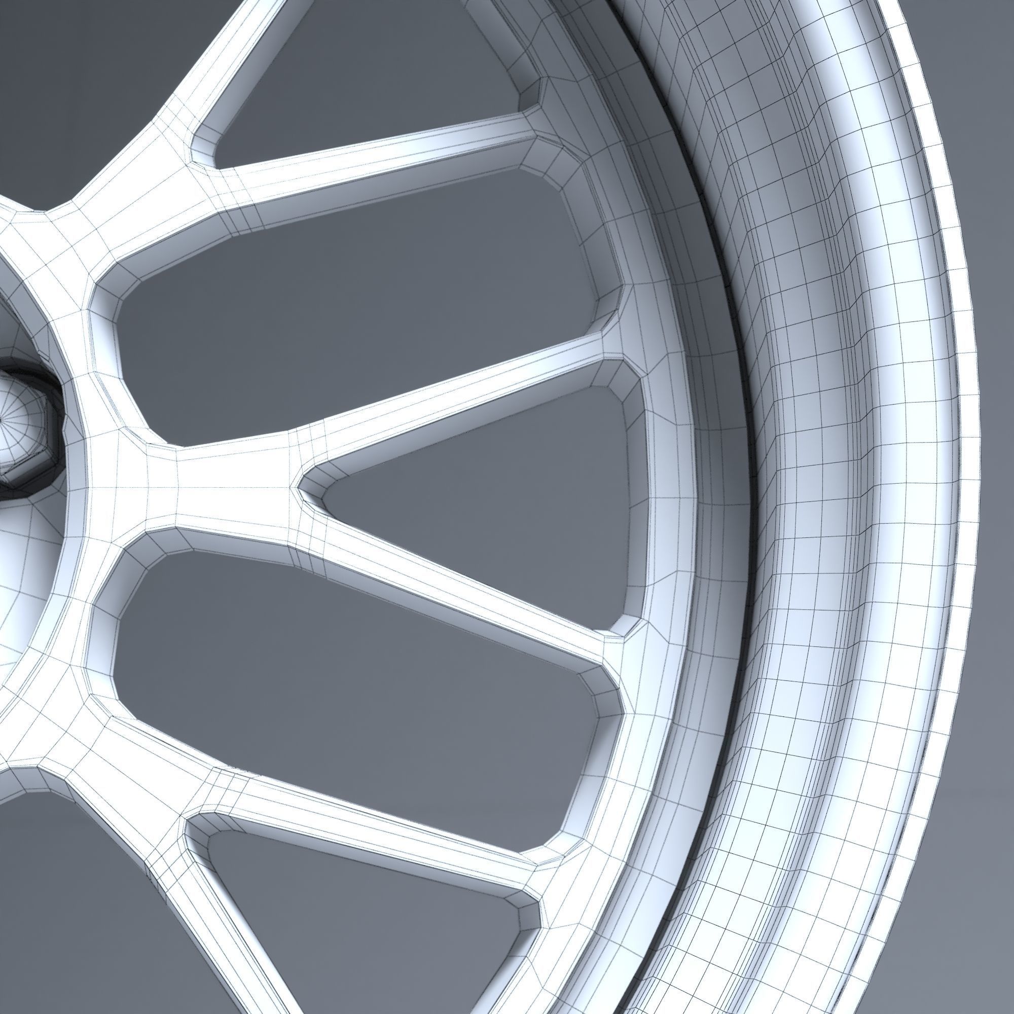 RAYS VOLK RACING 21A Low-poly 3D model_25