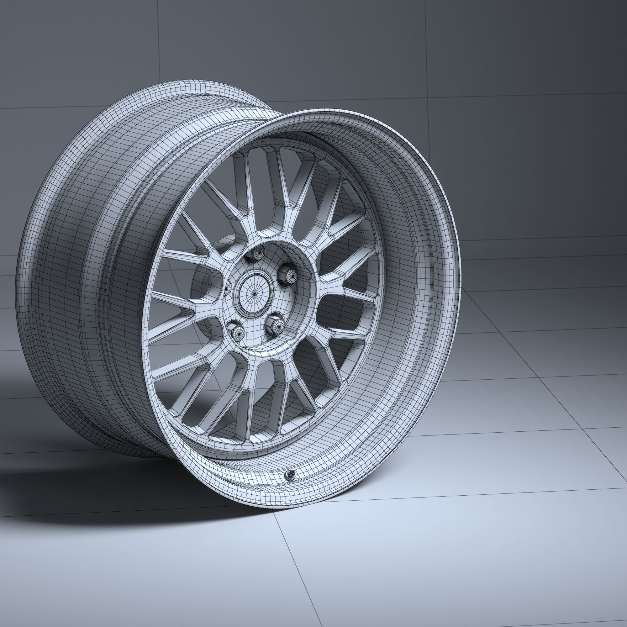 RAYS VOLK RACING 21A Low-poly 3D model_30