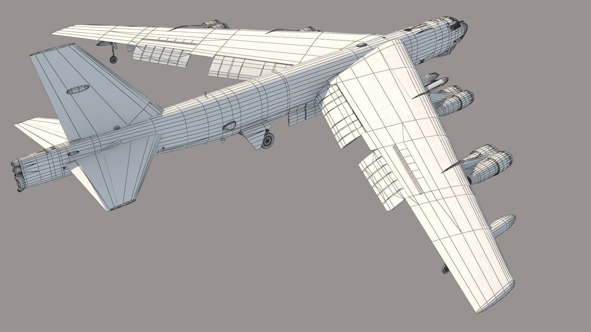 Boeing B-52H Stratofortress 3D model_26