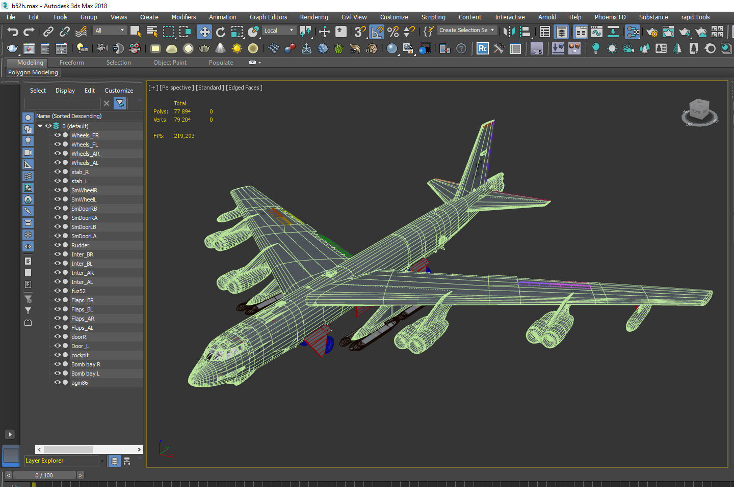 Boeing B-52H Stratofortress 3D model_19
