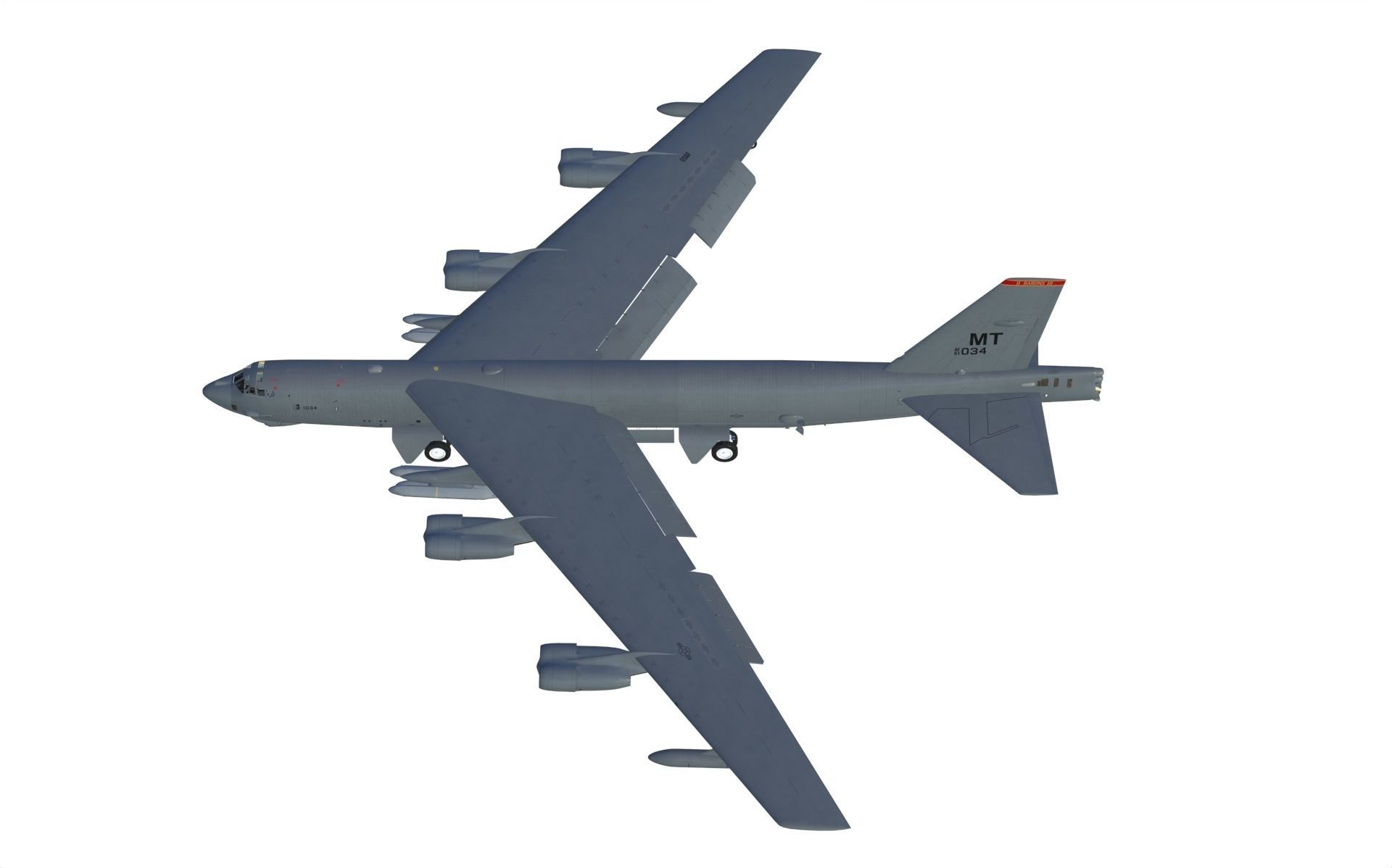 Boeing B-52H Stratofortress 3D model_17