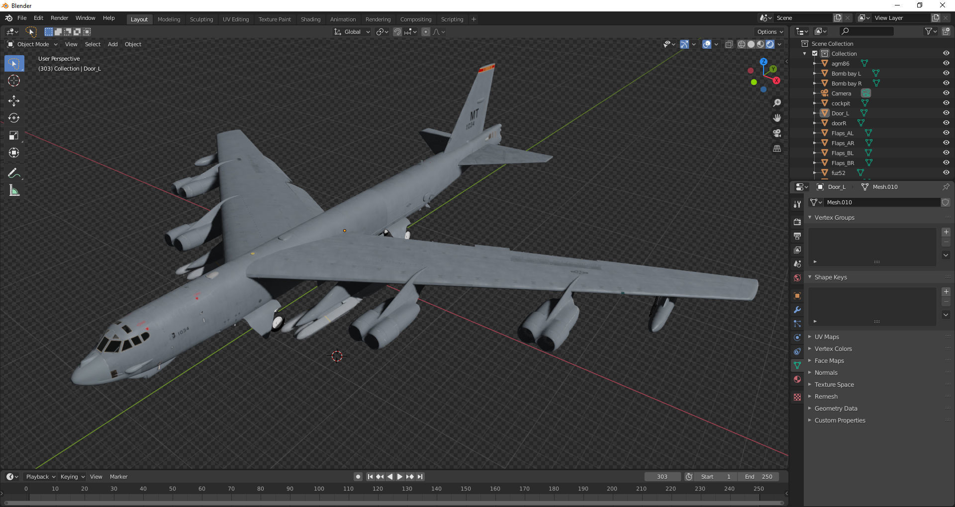 Boeing B-52H Stratofortress 3D model_18