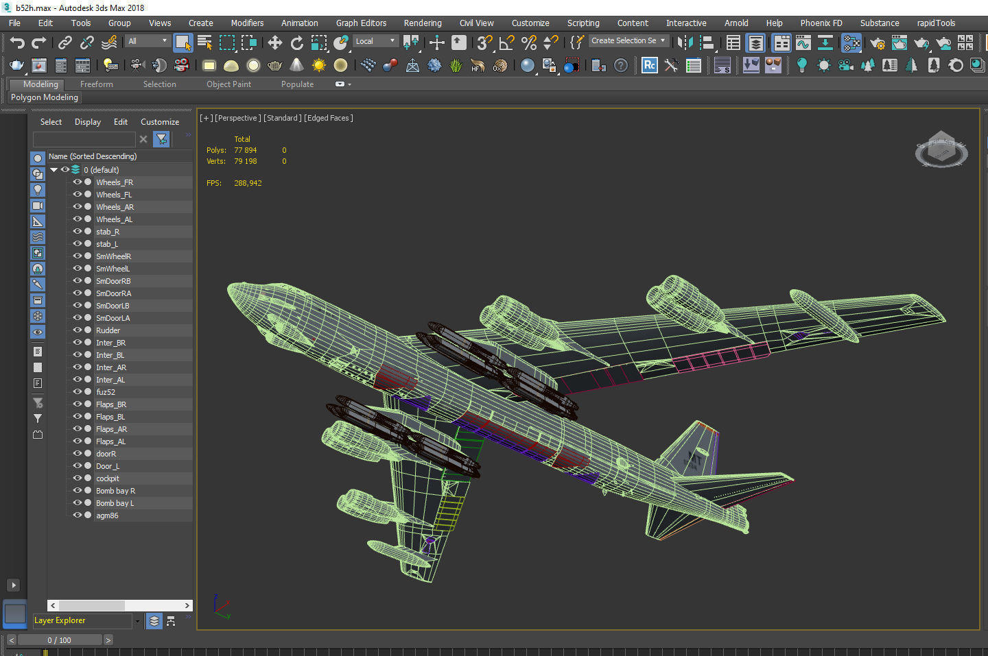 Boeing B-52H Stratofortress 3D model_20