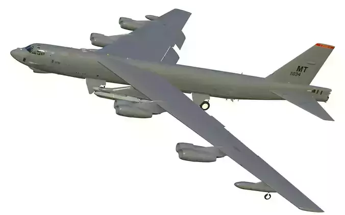 Boeing B-52H Stratofortress 3D model