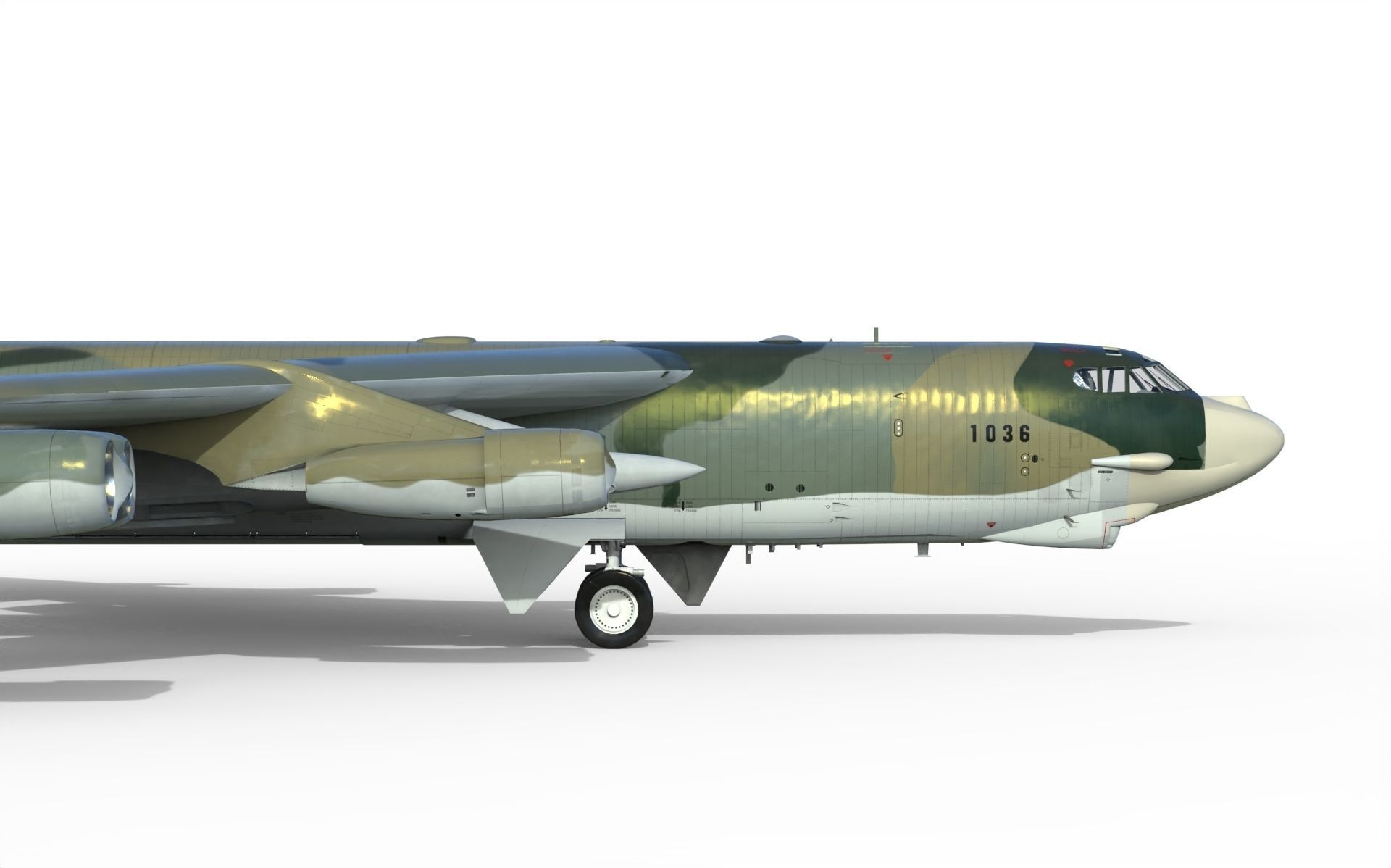 Boeing B-52H Stratofortress 3D model_6