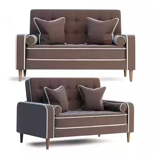 Navi Twill LOVESEAT Sofa