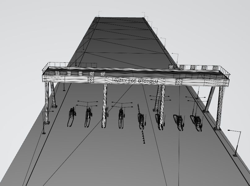 Ege otobani Aegea Highway  3D model_3