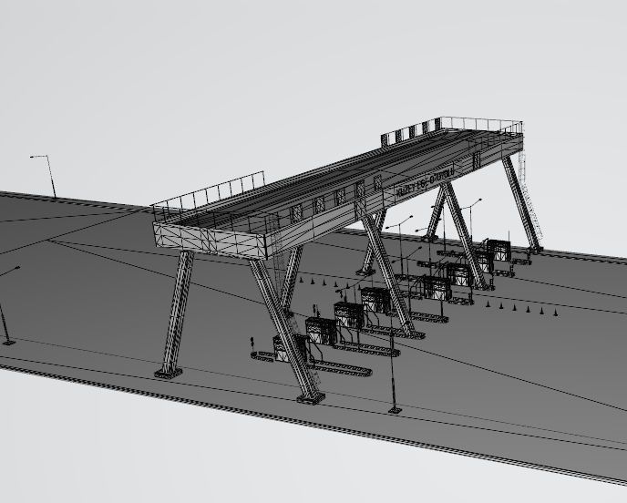 Ege otobani Aegea Highway  3D model_2