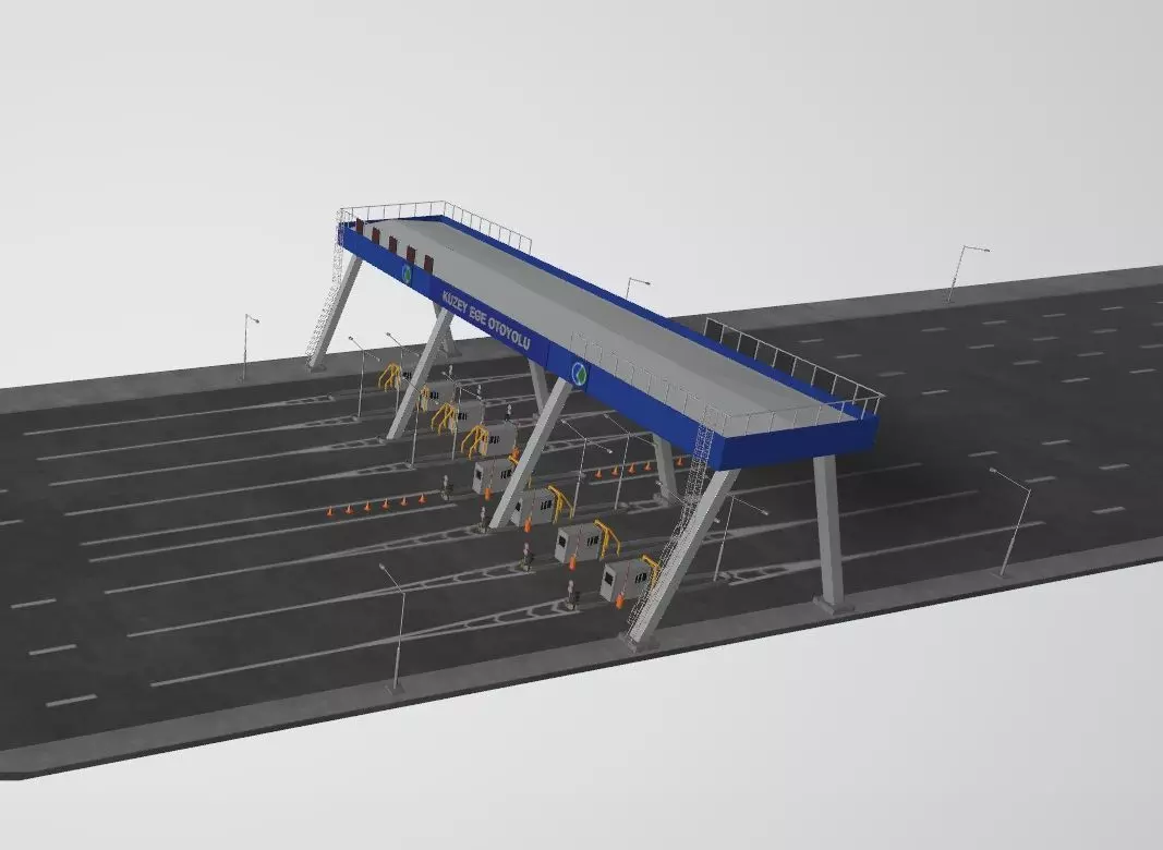 Ege otobani Aegea Highway  3D model_0
