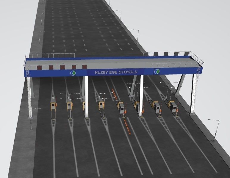 Ege otobani Aegea Highway  3D model_1