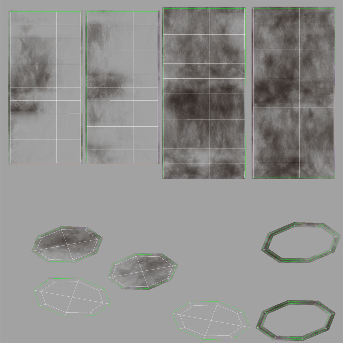 Generic Retro Car Simple Interior 3D model_49