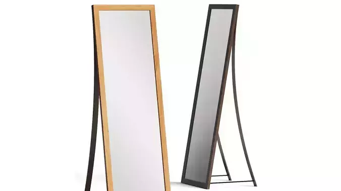 We Do Wood Framed Standing Floor Mirror