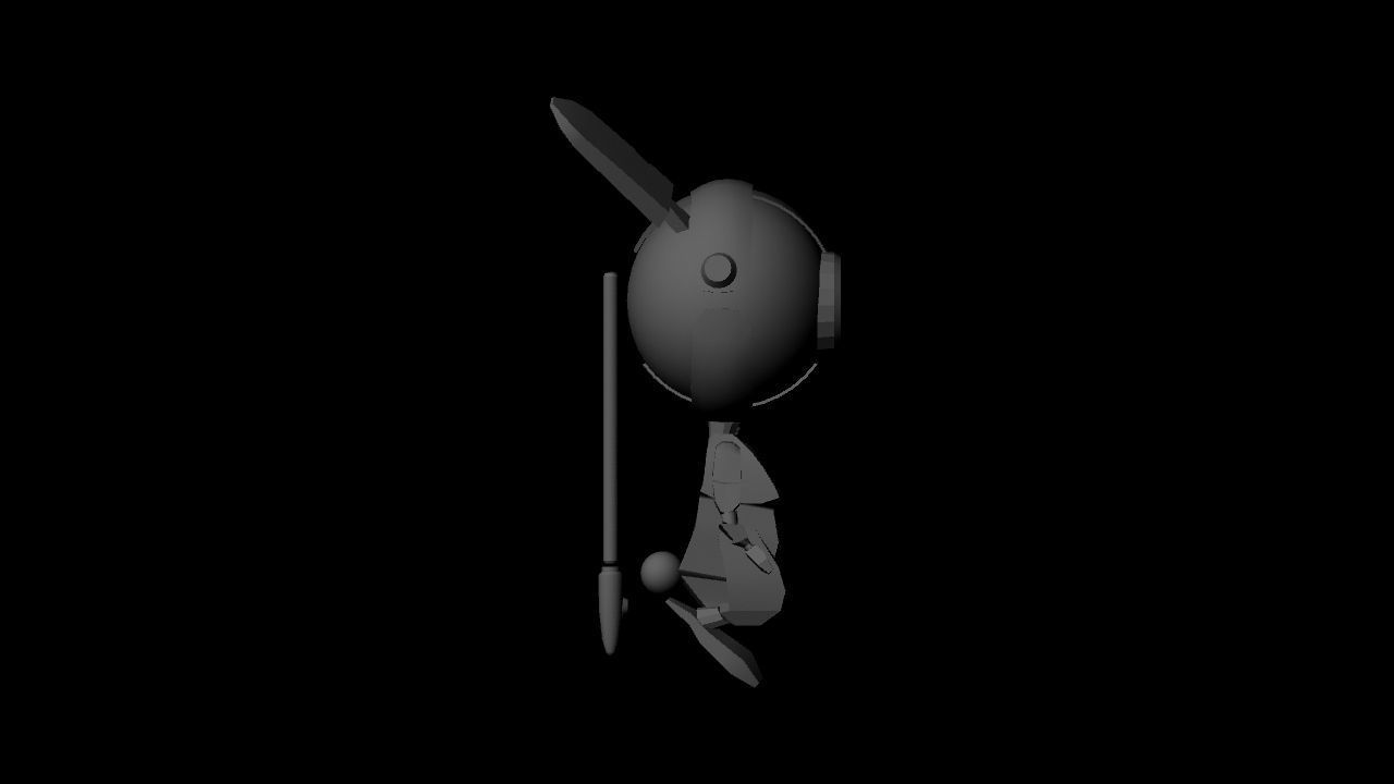 Rabbit the robo 3D model_3