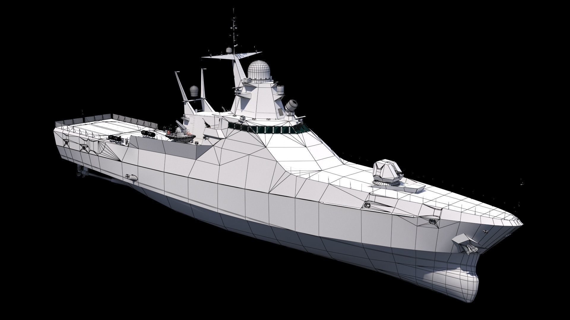 Project 22160 patrol ship 3D model_14