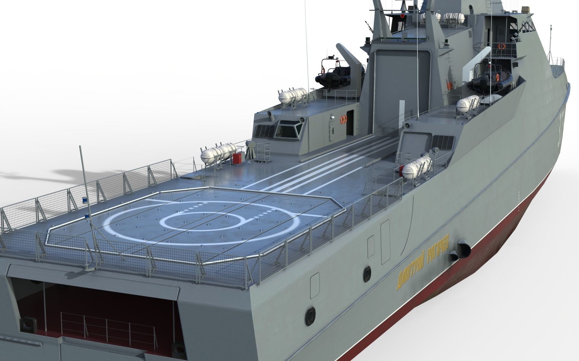 Project 22160 patrol ship 3D model_3