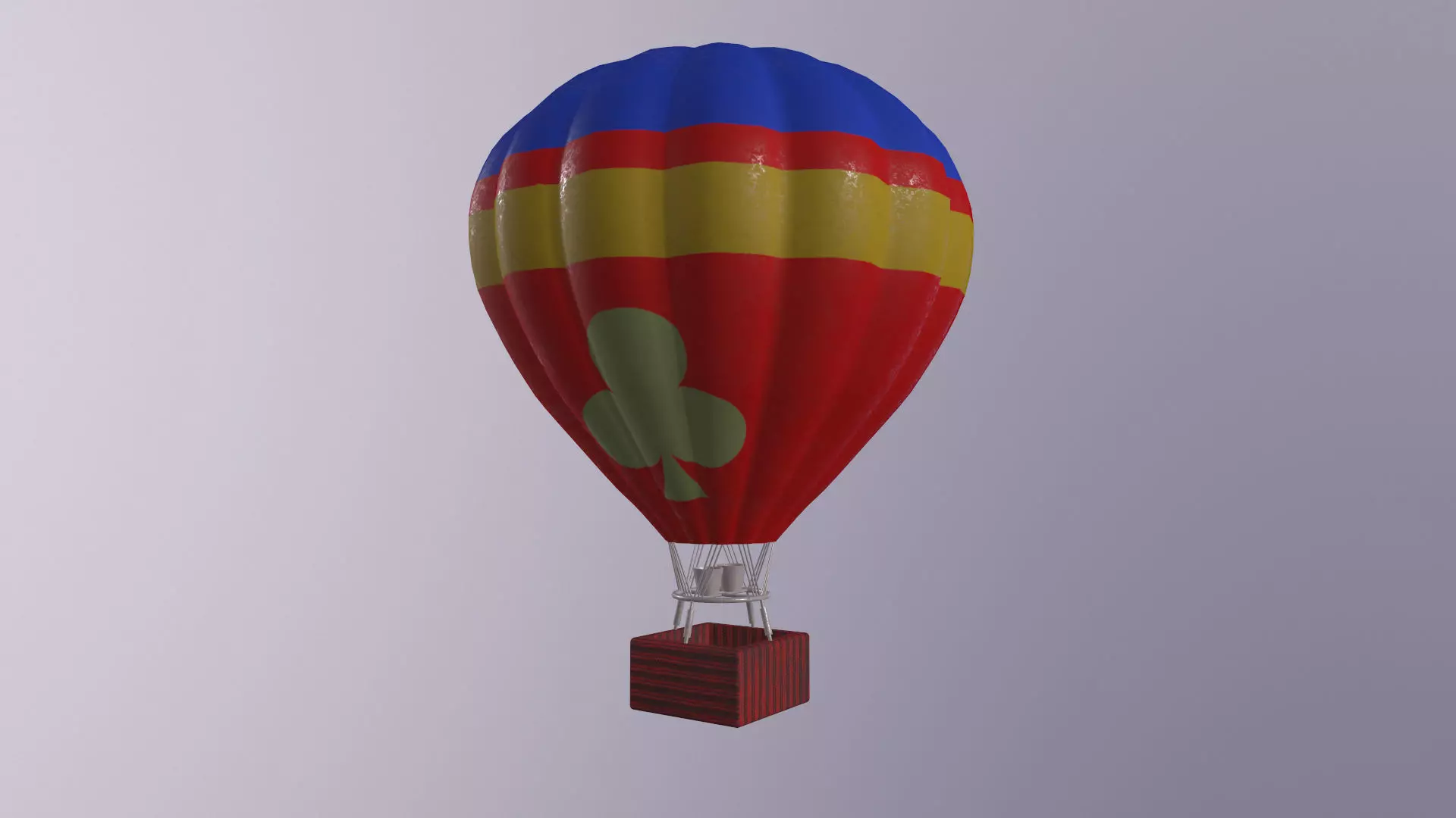 baloon hot air balloon 3D model_0