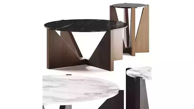 Crate and Barrel Miro Coffee Tables