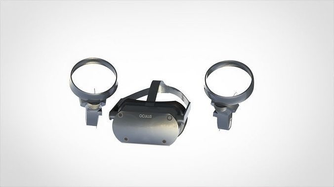 Oculus quest 2 headset 3D model