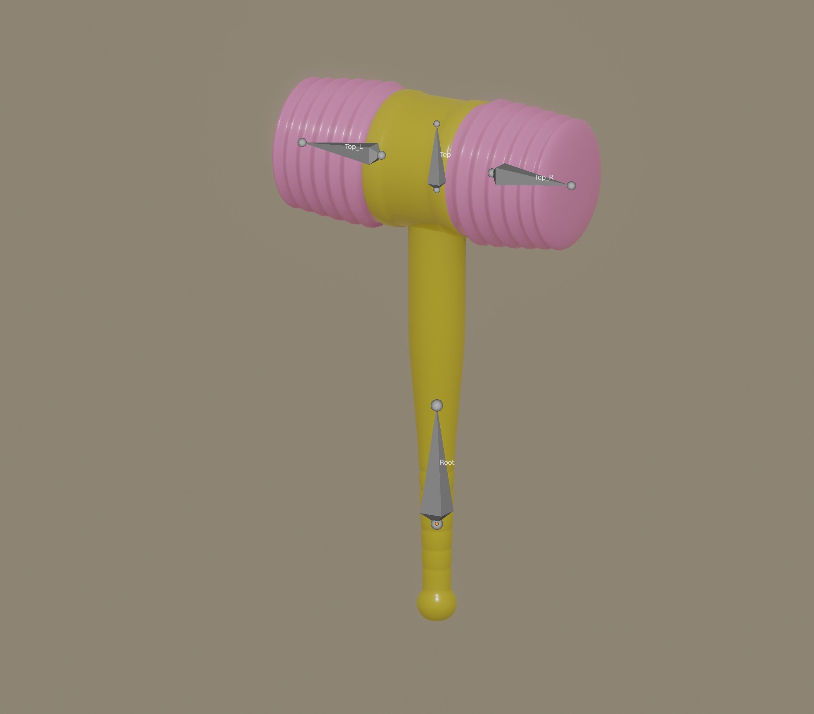 Toy Hammer 3D model_10