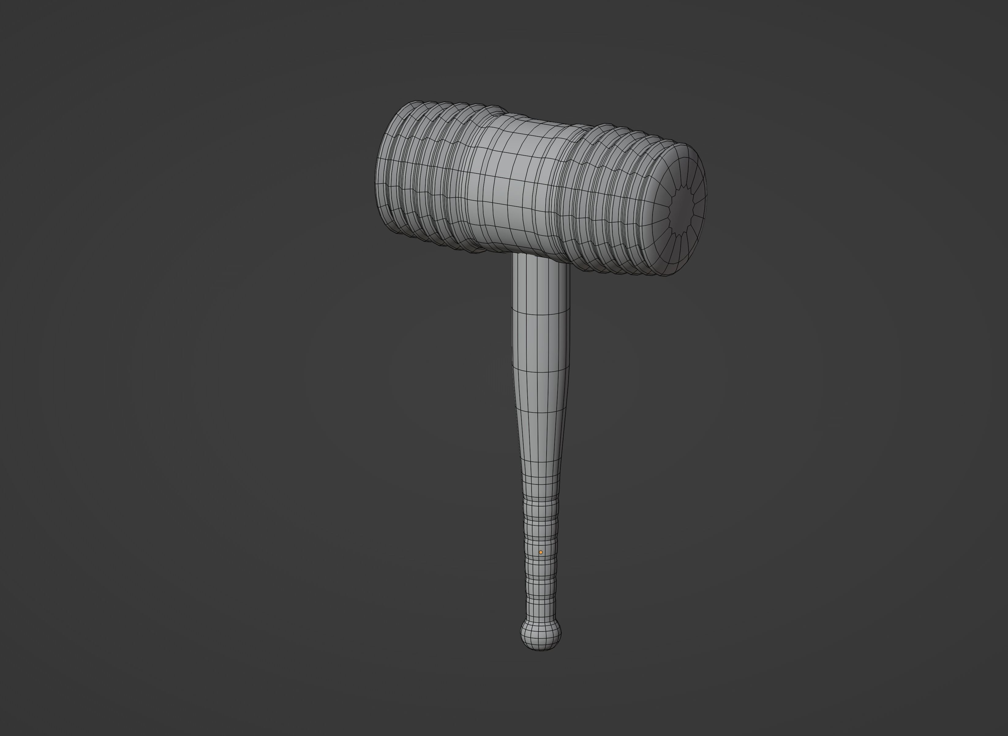 Toy Hammer 3D model_12